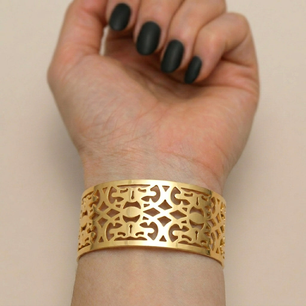 Imperial Arabesque Cuff Bracelet