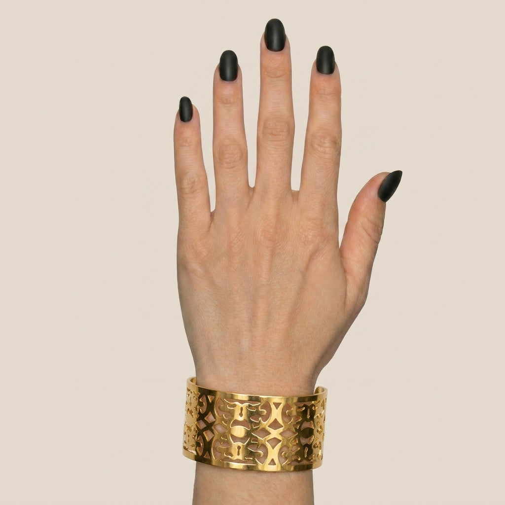 Imperial Arabesque Cuff Bracelet
