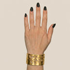 Golden Garden Cuff Bracelet