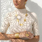 Golden Organic Forms Set