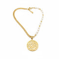 Calligraphy Pearl Harmony Necklace