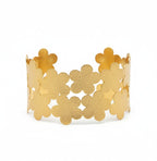 Golden Blossom Cuff Bracelet