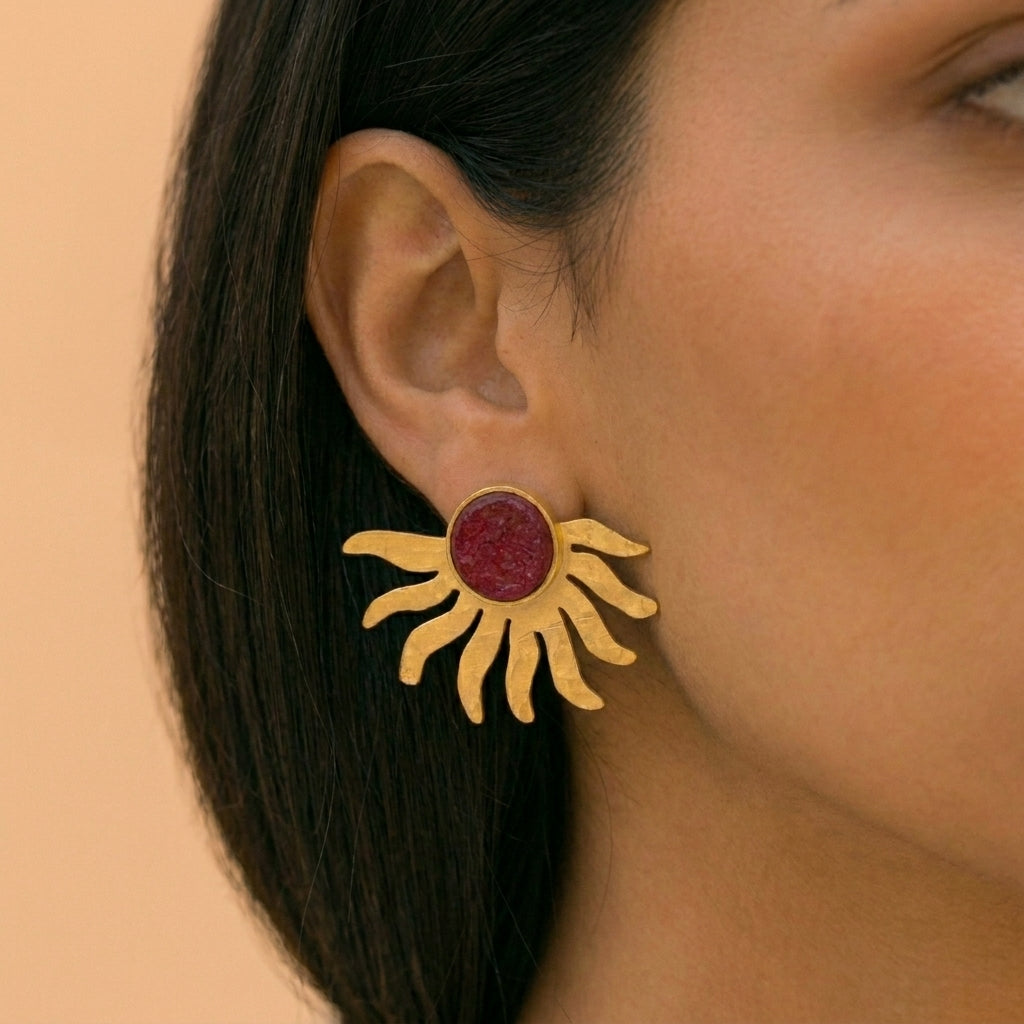 Solar Bloom Statement Ring