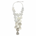 Silver Cascade Statement Necklace