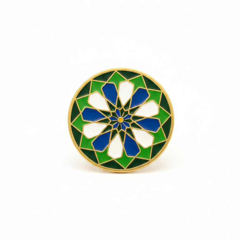 Emerald Mosaic Ring