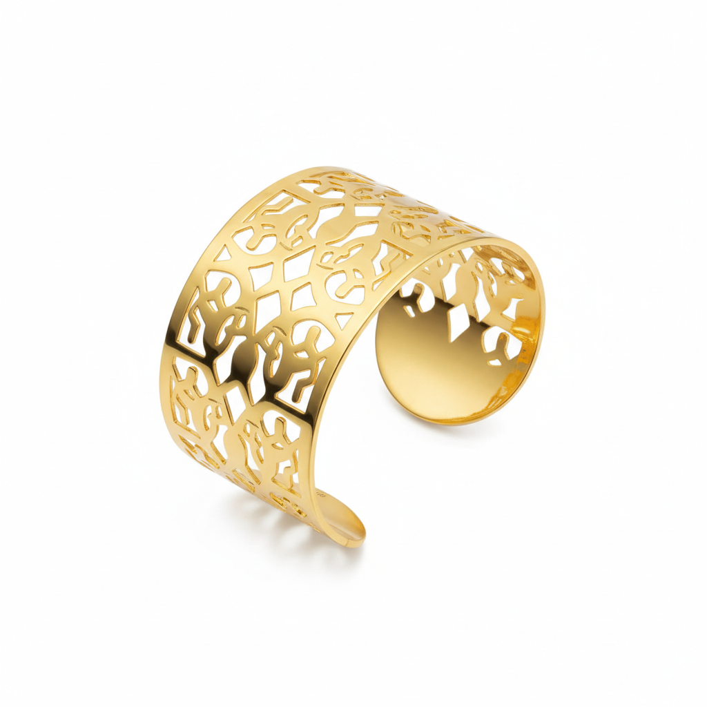 Imperial Arabesque Cuff Bracelet