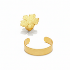 Golden Bloom Cuff