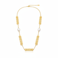 Arabesque Pearl Link Necklace