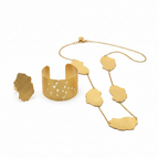 Golden Organic Forms Set