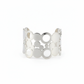 Silver Blossom Cuff Bracelet
