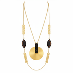 Midnight Stone Layered Necklace