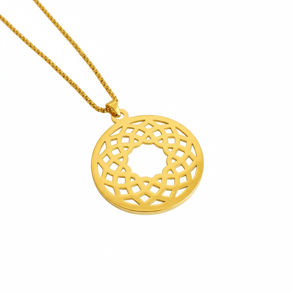 Celestial Crystal Mandala Necklace