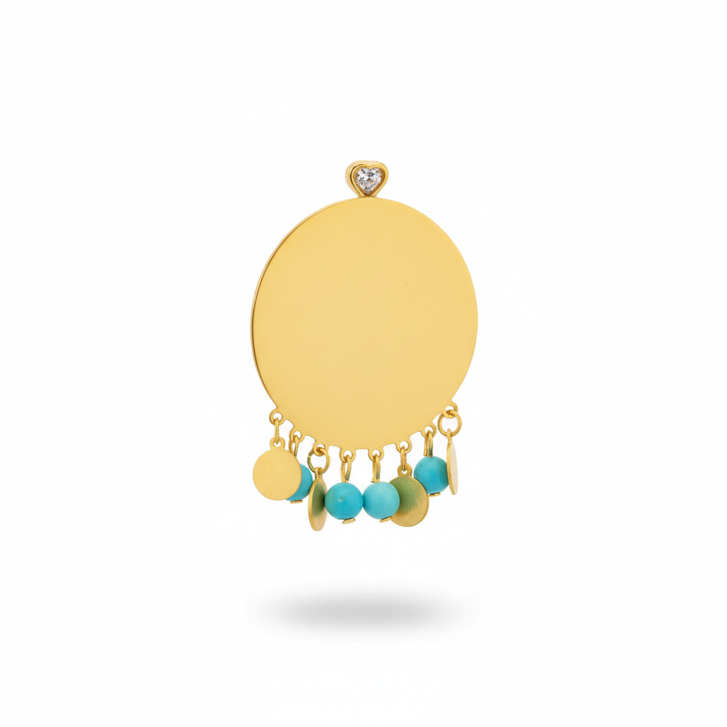 Turquoise Charm Pendant