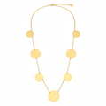 Minimalist Golden Disc Necklace