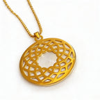 Celestial Crystal Mandala Necklace