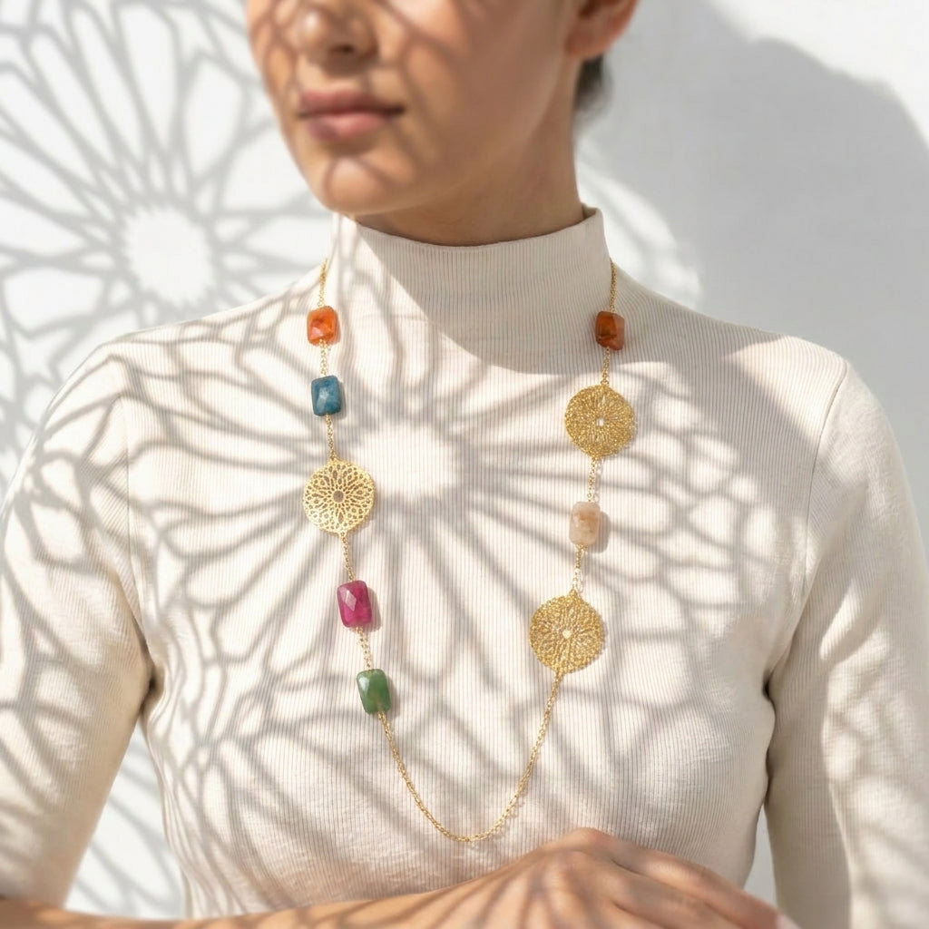 Celestial Mosaic Necklace