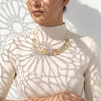 Royal Calligraphy Statement Necklace