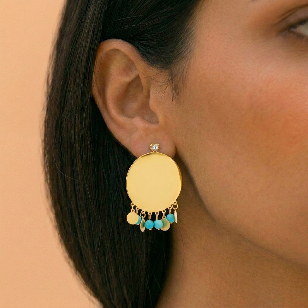 Turquoise Charm Pendant