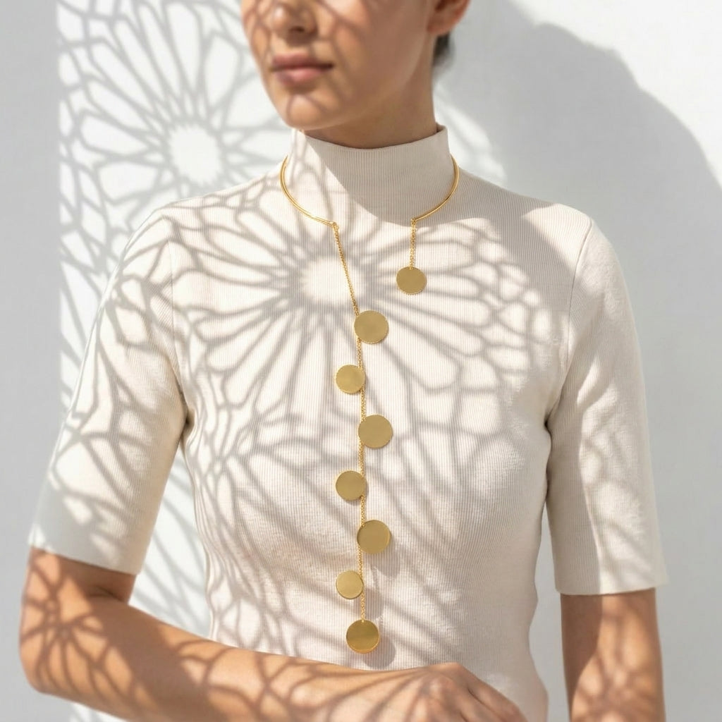 Golden Cascade Necklace