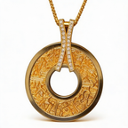 Eternal Circle Calligraphy Necklace