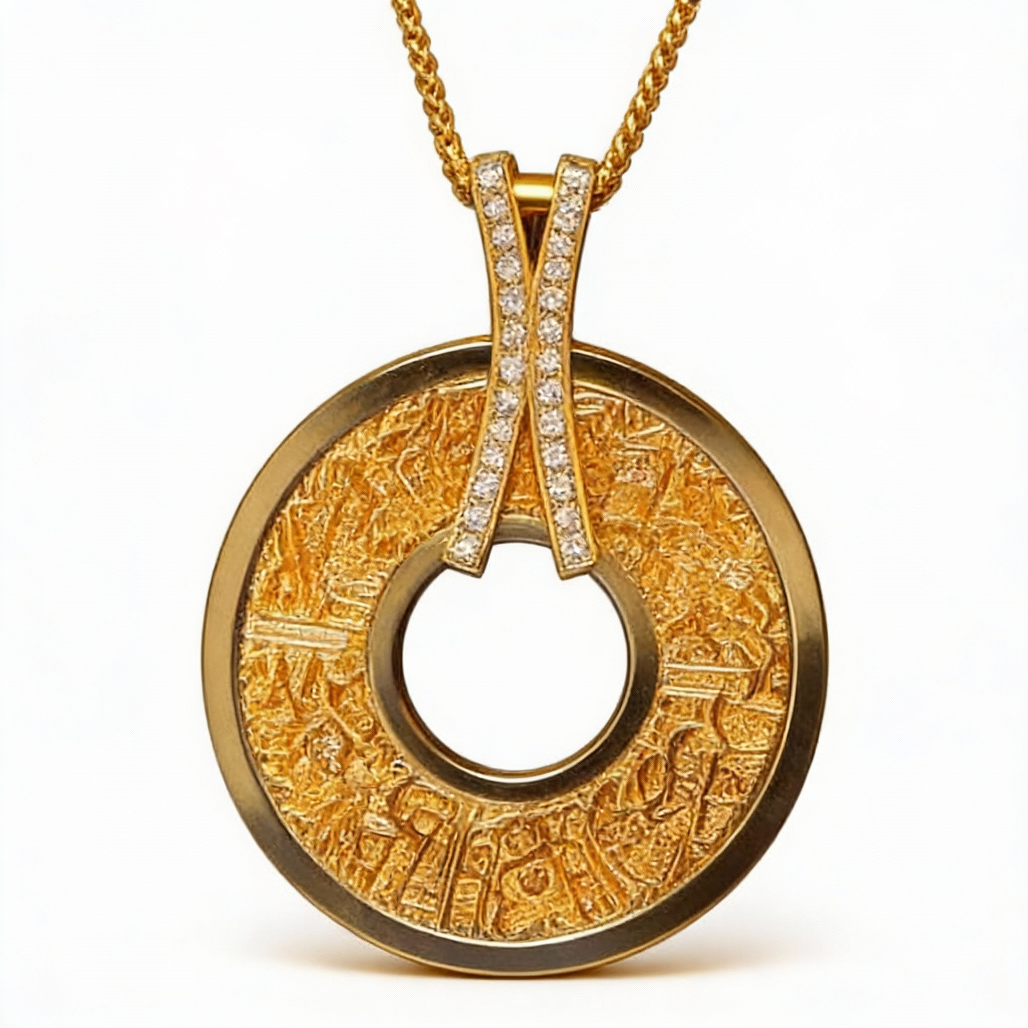 Eternal Circle Calligraphy Necklace
